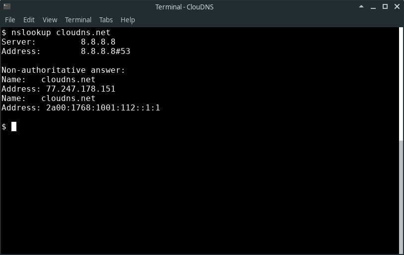 nslookup mac address