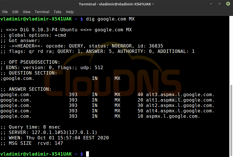 dig Command in Linux with Examples - GeeksforGeeks