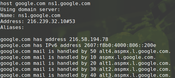 particular name server