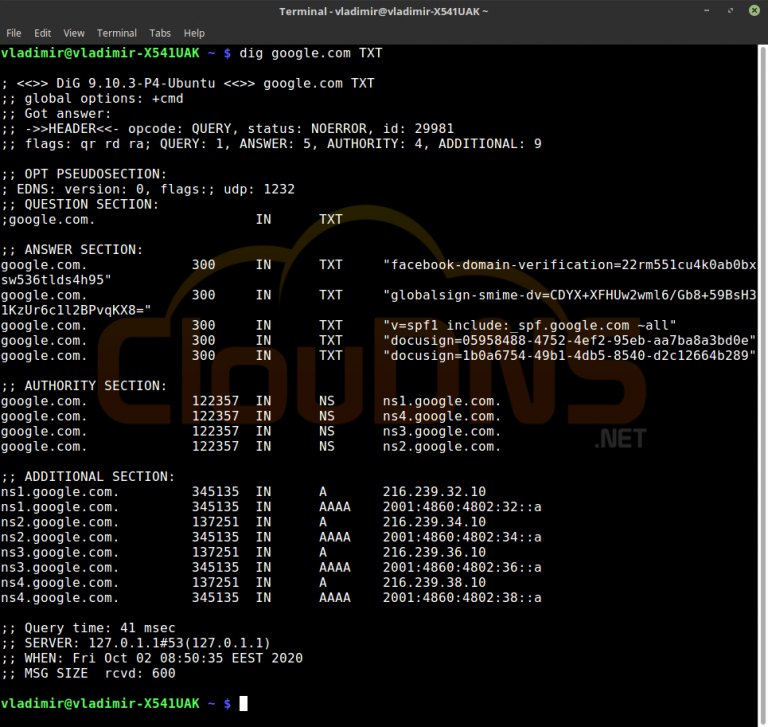 Linux dig command, how to install it and use it ClouDNS Blog