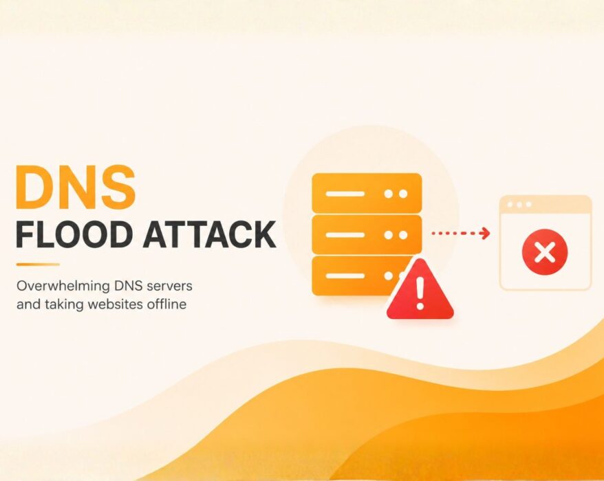 DNS flood attack